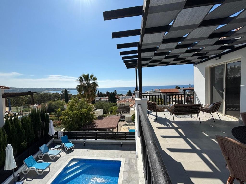 Villa Marina Sea-View Private Pool Peyia Dış mekan fotoğraf